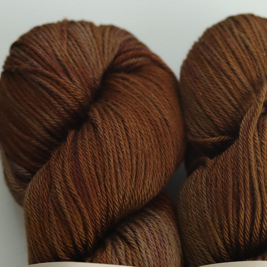 Hand dyed yarn ~ Dark Sea*** Dyed to order ~ mercerized cotton yarn, v –  Peacockyarn